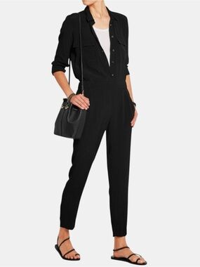 Madewell Black Pull On Jumpsuit Size M